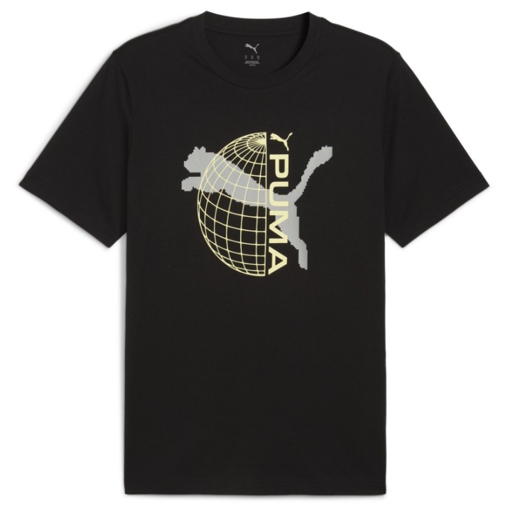 Tricou bărbătesc Puma Pumatech Graphic Puma Black, s.L