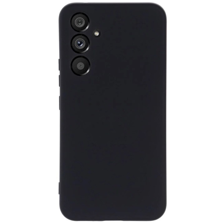 Husa de protecție Helmet Liquid Silicone Samsung A34 Black (HMTCLSSA34BK)
