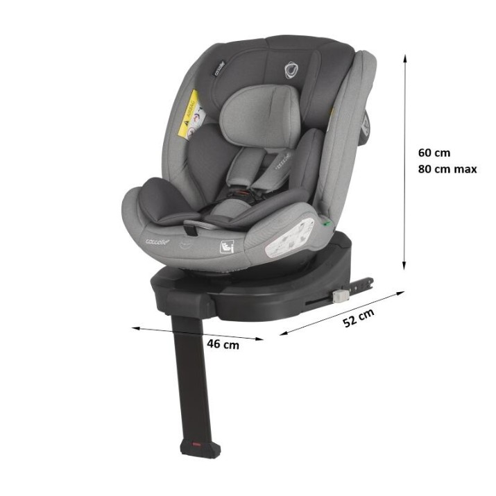 Детское автокресло Coccolle Sidra Moonlit Grey (324087171)