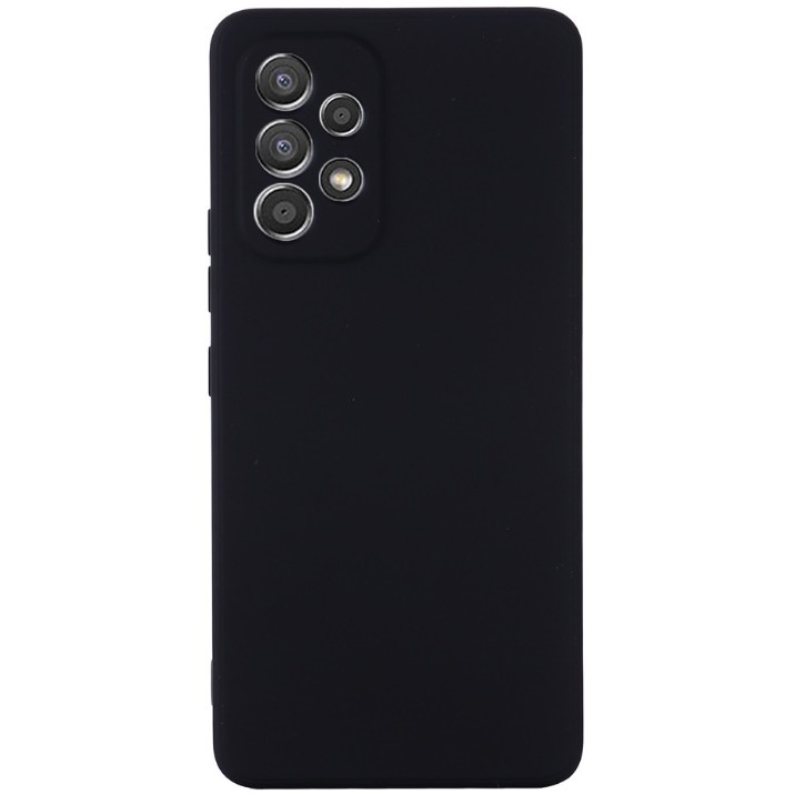 Husa de protecție Helmet Liquid Silicone Samsung A54 Black (HMTCLSSA54BK)