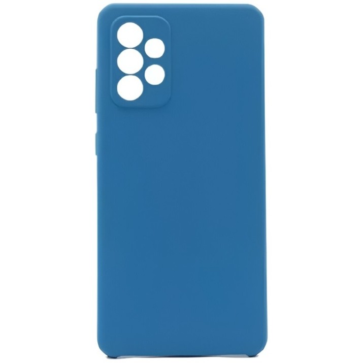 Husa de protecție Helmet Liquid Silicone Samsung A54 Blue (HMTCLSSA54BL)