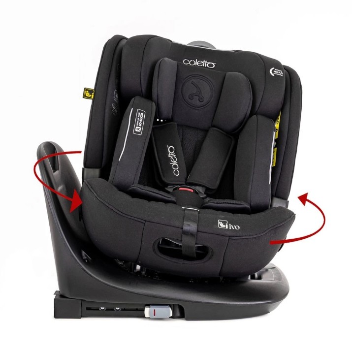 Scaun auto pentru copii Coletto Ivo Dark Grey (CL.223459)