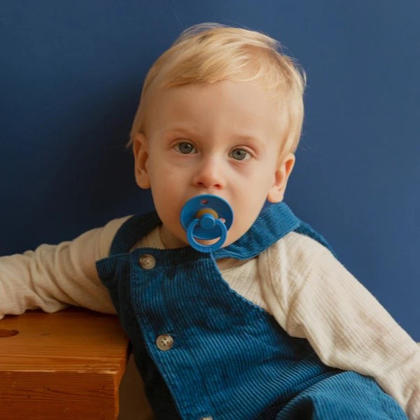 Suzeta BIBS Colour 2 Pack - Vanilla/Cornflower 6+ months (120427)
