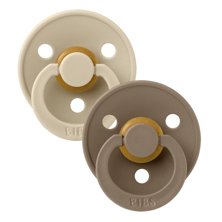 Suzeta BIBS Colour 2 Pack - Vanilla/Dark Oak 18+ months (130240)