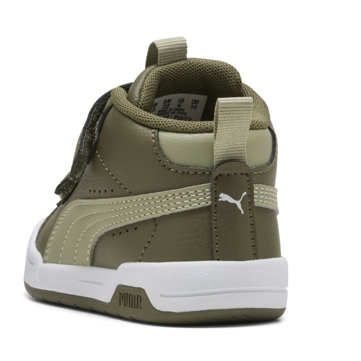 Ботинки детские Puma Multiflex 2 Mid Sl V Inf Loden Green/Lux Army, s.22