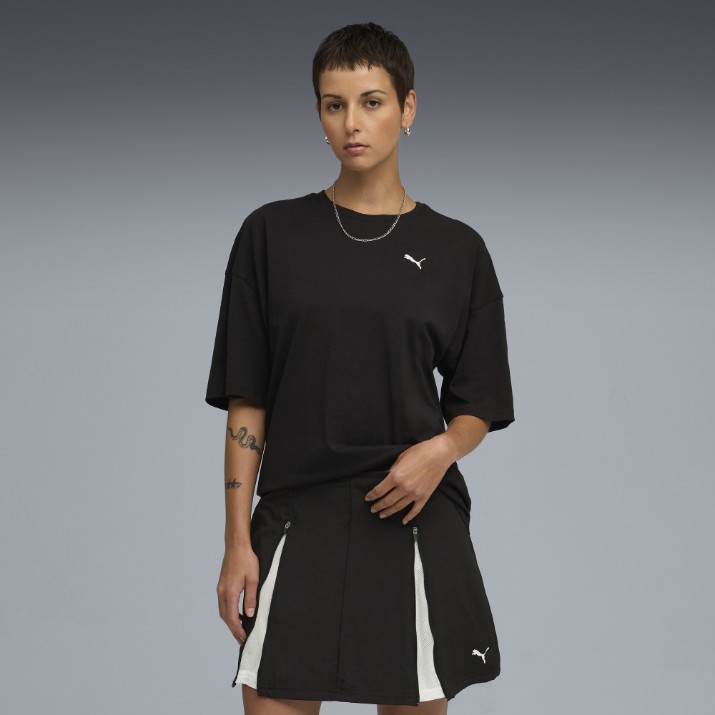 Женская футболка Puma Wardrobe Ess Oversized Puma Black, s.M