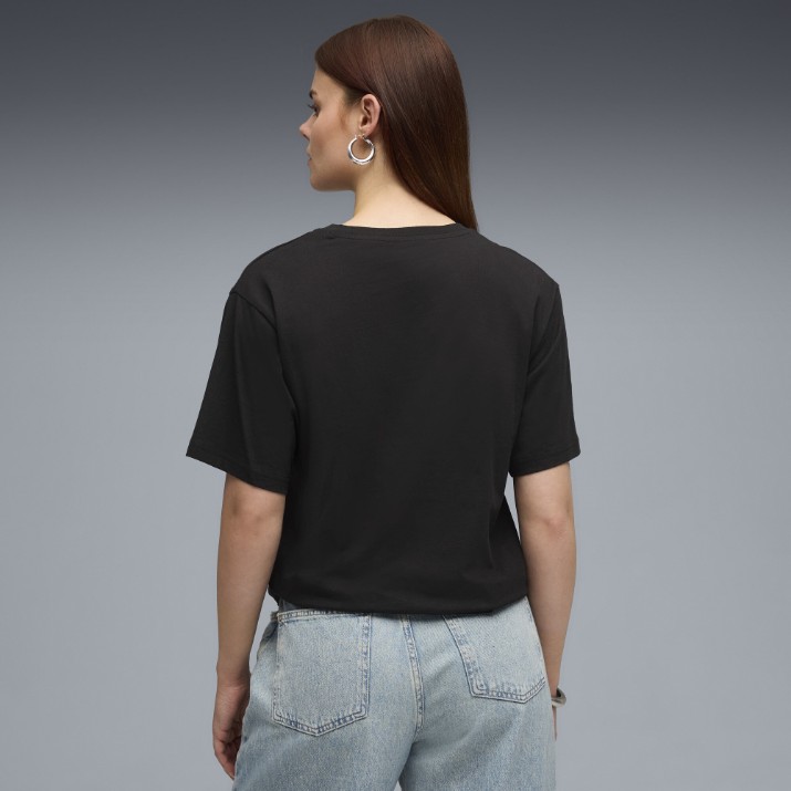 Tricou de dame Puma Her Relaxed Graphic Puma Black, s.M