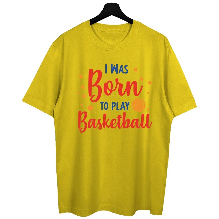 Tricou bărbătesc Soling Born to play Yellow, s.XS (Print-t101)