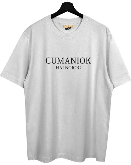Tricou bărbătesc Soling Cumaniok White, s.M (Print-1530)