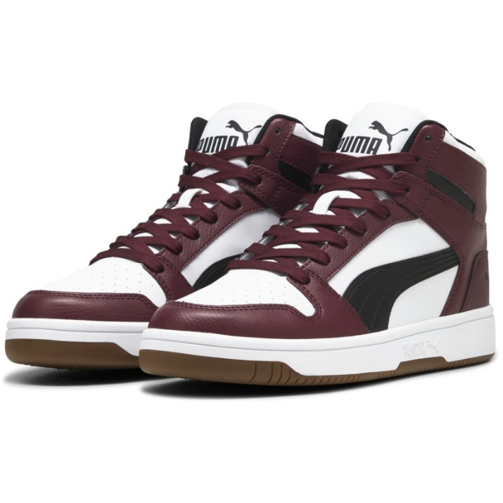 Ботинки мужские Puma Rebound Layup Rcl Ruby Shimmer/Puma Black/White, s.42.5