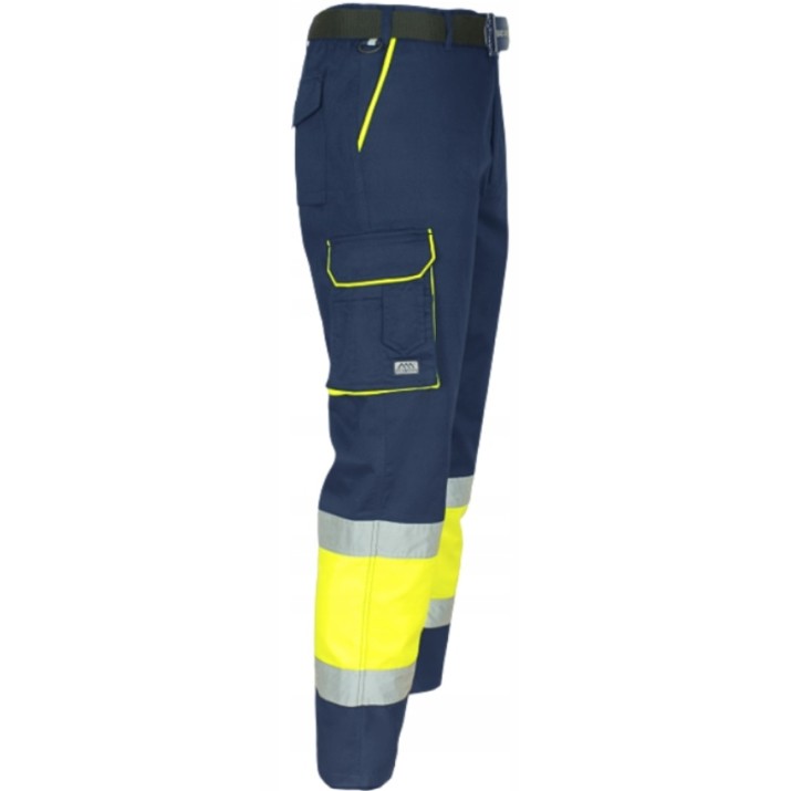 Pantaloni de lucru Art.MaSter Visteam Navy/Yellow, s.M
