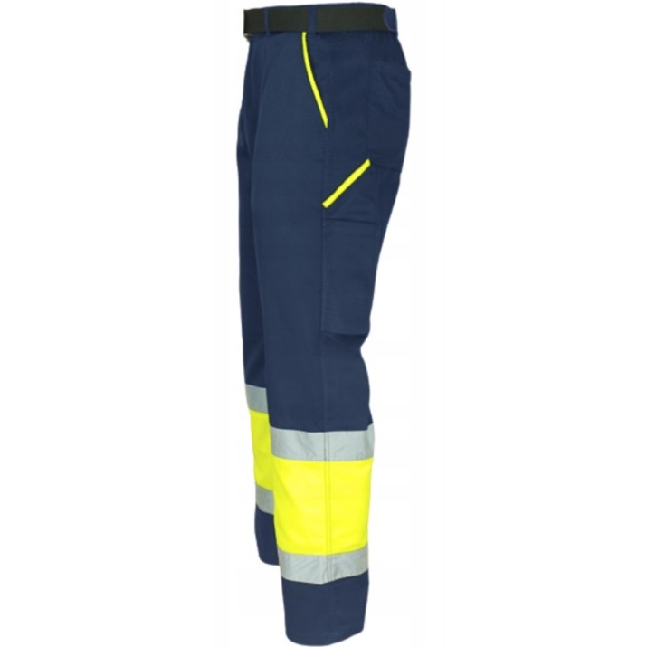 Pantaloni de lucru Art.MaSter Visteam Navy/Yellow, s.M