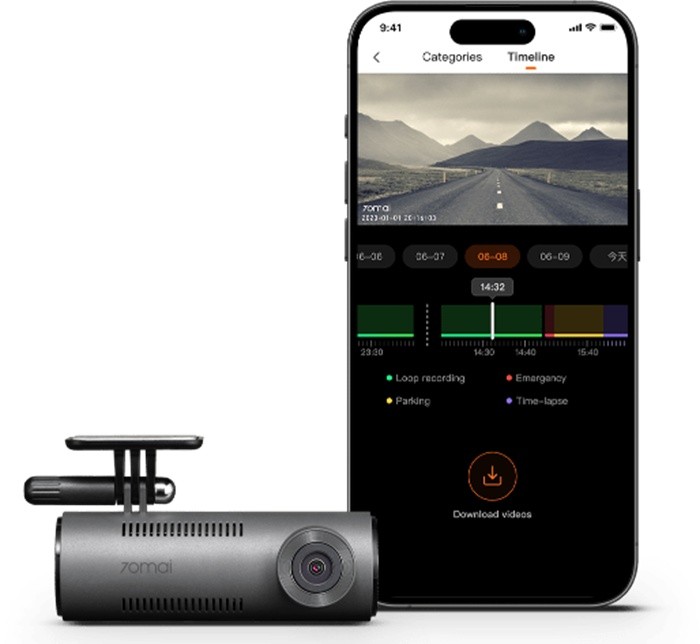 Видеорегистратор 70mai Dash Cam M310 Black