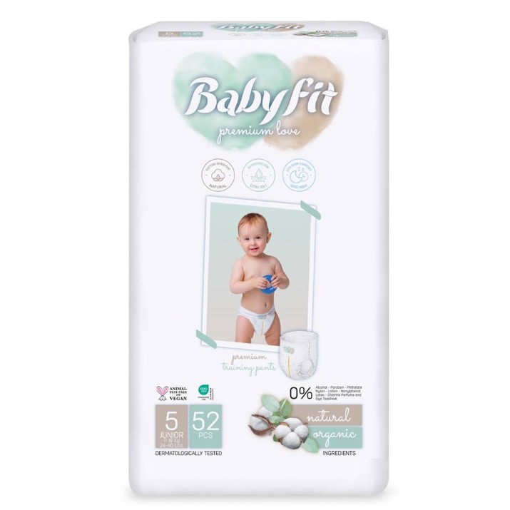 Подгузники-трусики Babyfit Double Junior 5/52pcs