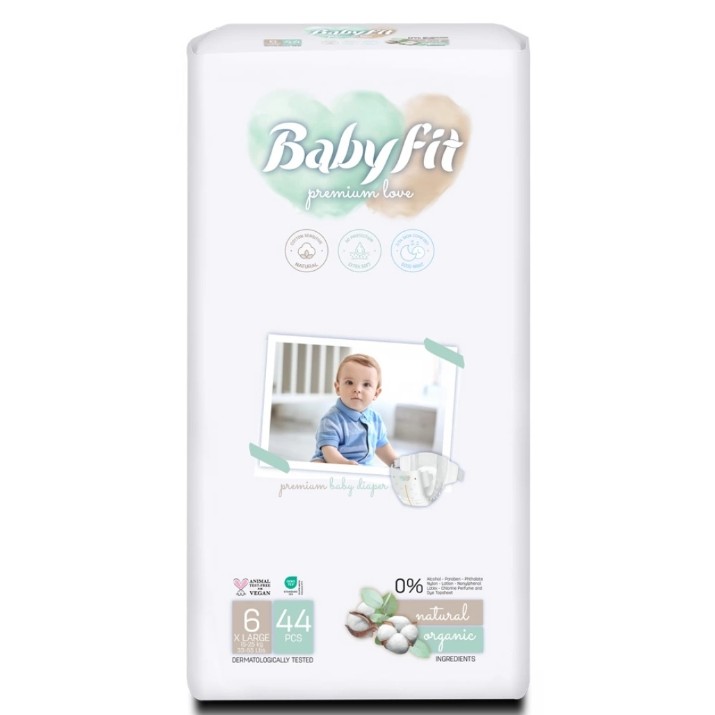 Scutece Babyfit Jumbo XLarge 6/44pcs