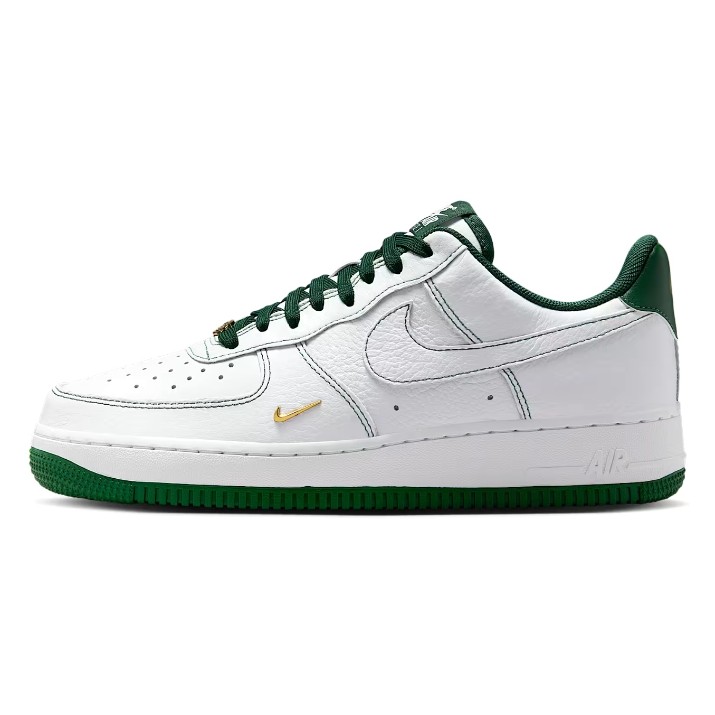 Кеды женские Nike Air Force 1 07 Mini Jewel White/Metallic Gold/Gorge Green, s.38.5
