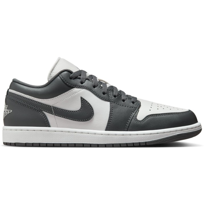 Кеды мужские Nike Air Jordan 1 Low Iron Grey/Summit White, s.44