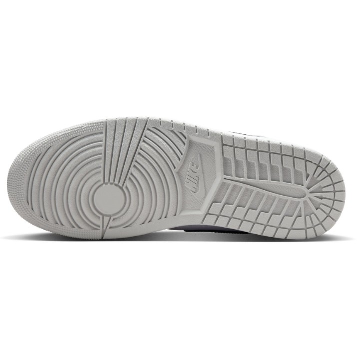 Bocanci pentru bărbați Nike Air Jordan 1 Mid White/Light Smoke Grey/Black, s.42.5