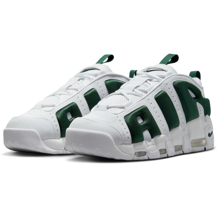Adidași pentru bărbați Nike Air More Uptempo Low White/Fir, s.47