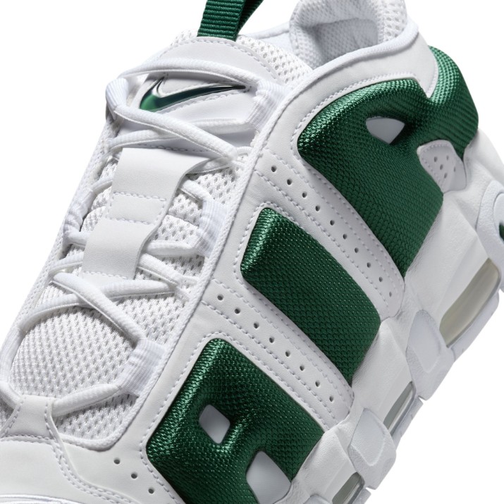 Adidași pentru bărbați Nike Air More Uptempo Low White/Fir, s.47