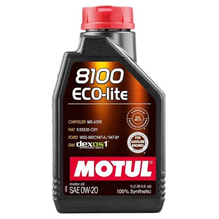 Ulei de motor Motul 8100 Eco-Lite 0W-20 1L (108534)