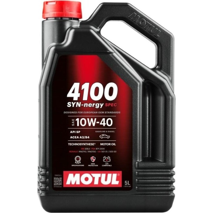 Ulei de motor Motul 4100 Syn-nergy Spec 10W-40 4L (112891)