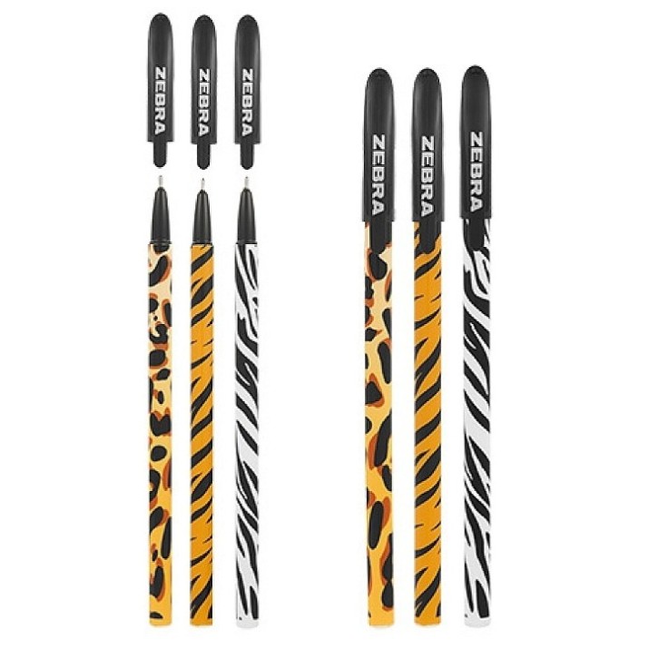 Набор ручек Zebra Doodler'z Animal (56034) 10pcs