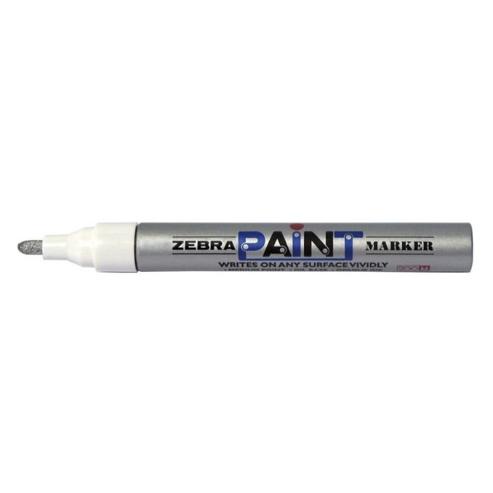 Marker Zebra Paint Silver (56094)