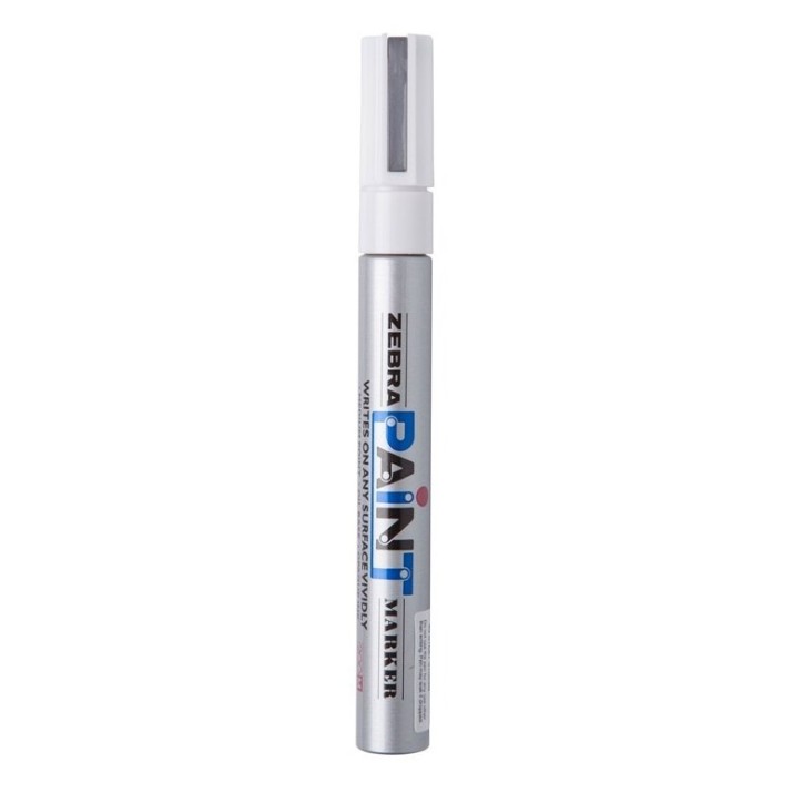 Marker Zebra Paint Silver (56094)