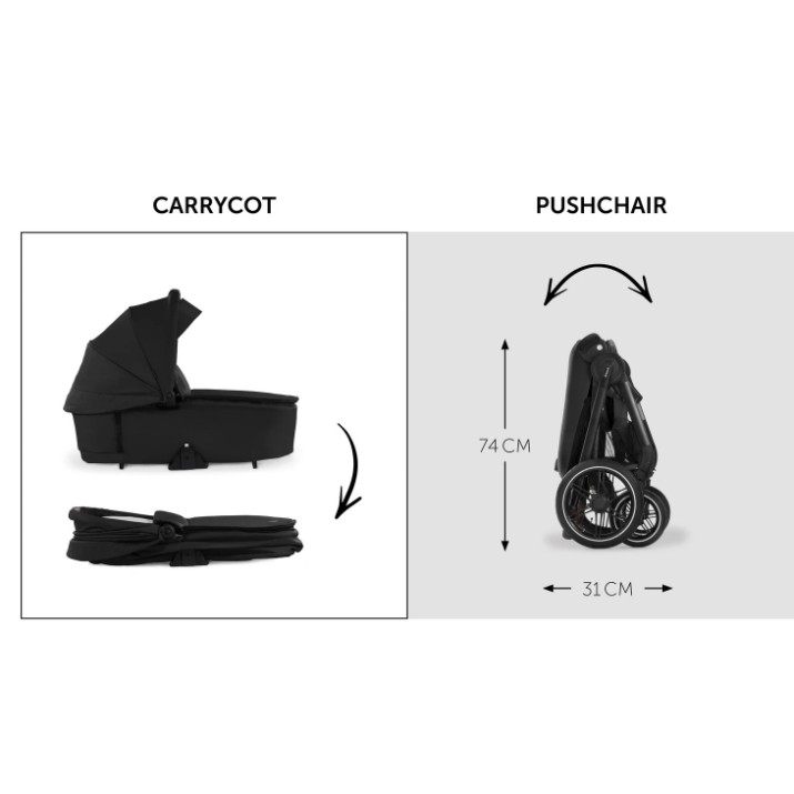 Коляска Hauck Walk N Care Air Set Black 2in1 (HK.125432)