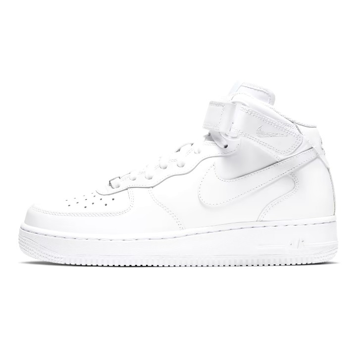 Bocanci pentru dame Nike Wmns Air Force 1 07 Mid Triple White, s.36.5