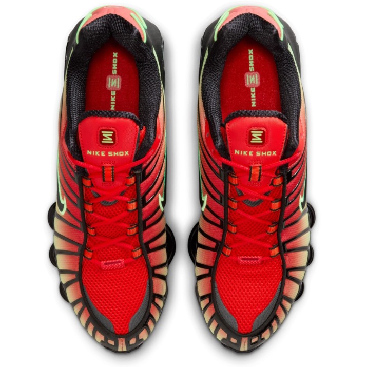Кроссовки мужские Nike Shox Tl Light Crimson/Green Strike/Black, s.45.5