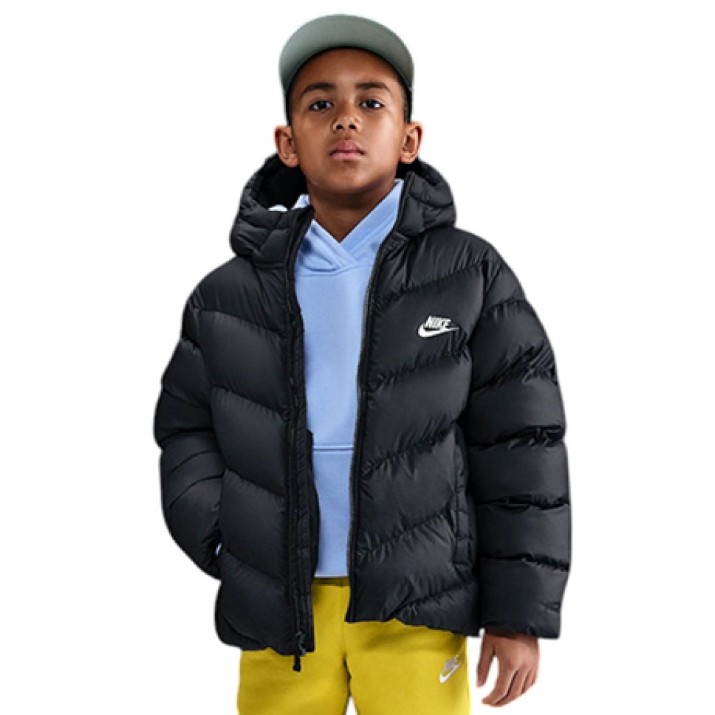 Детская куртка Nike K Nsw Tf Adp Puffer Black/White, s.M