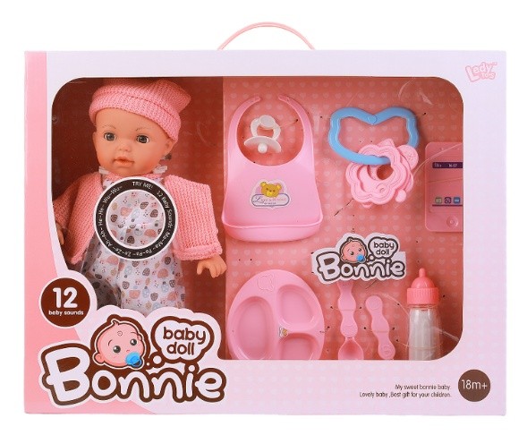 Păpușa Essa Toys Bonnie With 12 Sounds 30cm (6900277884607)