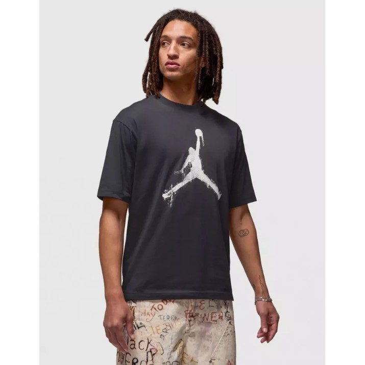 Мужская футболка Nike M Jordan Brk Col Jumpman SS Crew Black/Sail, s.XXL