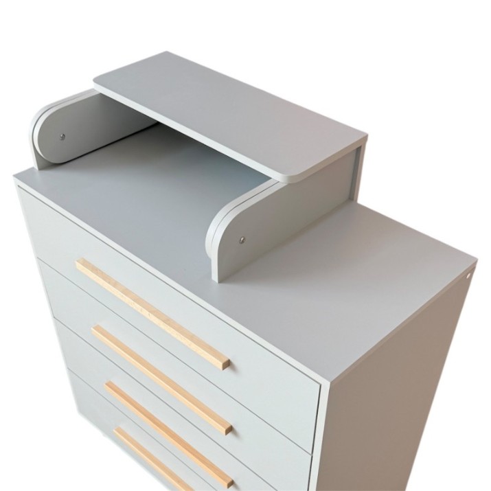Детский комод Eucalyptus Napoli90 Grey (DSK-N803)