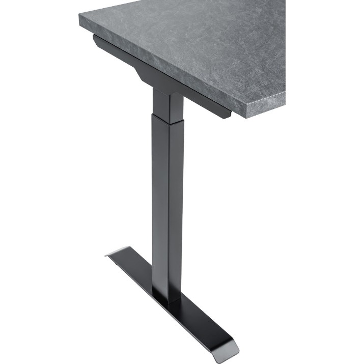 Письменный стол CUSTO FlexiDesk 120x70 Dark Grey Marble/Black (100.02.0045)