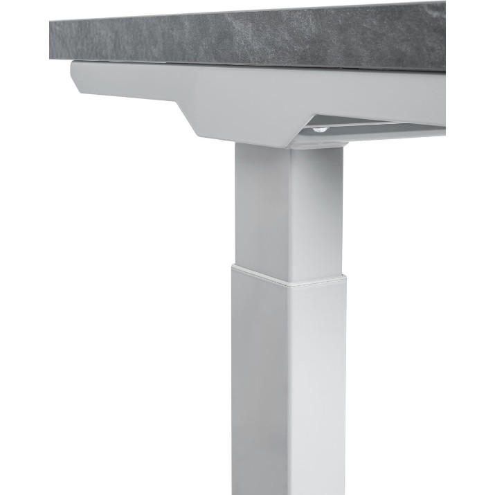 Письменный стол CUSTO FlexiDesk 120x70 Dark Grey Marble/Light Grey (100.02.0069)