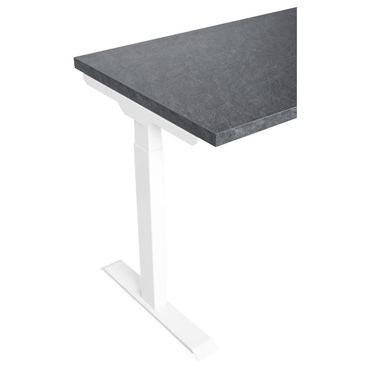 Письменный стол CUSTO FlexiDesk 120x70 Dark Grey Marble/White (100.02.0021)