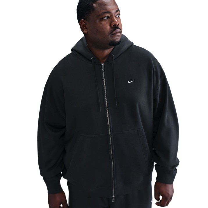 Hanorac pentru bărbați Nike M Nl Solo Swsh Bb Fz Black/White, s.XL