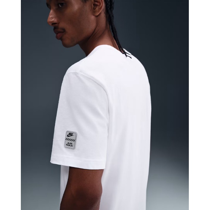 Tricou bărbătesc Nike M Nsw Air Max Ss White, s.S