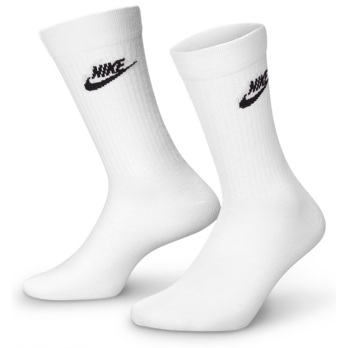 Ciorapi pentru bărbați Nike U Nsw Everyday Essential Crew 3Pr 144 White/Black, s.L
