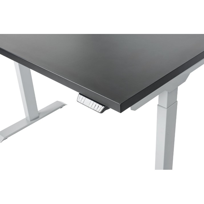 Masa de birou CUSTO FlexiDesk 140x70 Black/Light Grey (100.02.0066)