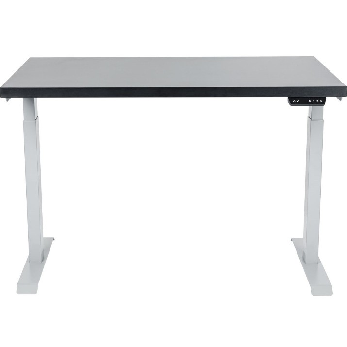 Письменный стол CUSTO FlexiDesk 140x70 Black/Light Grey (100.02.0066)