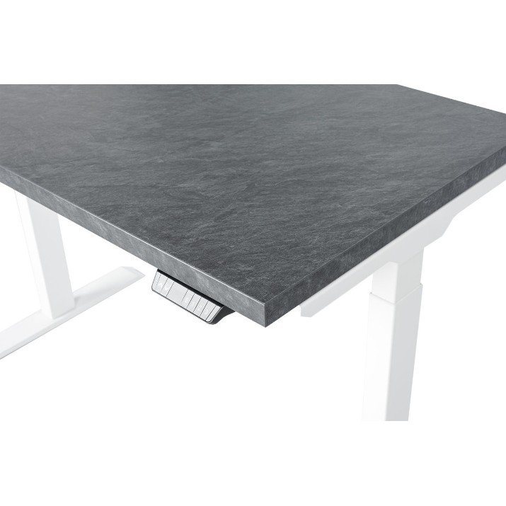 Письменный стол CUSTO FlexiDesk 140x70 Dark Grey Marble/White (100.02.0022)