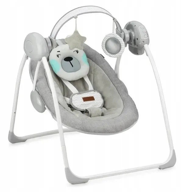 Электрические качели Momi Liss Baby Swing Bear Turquoise (BULE00015)