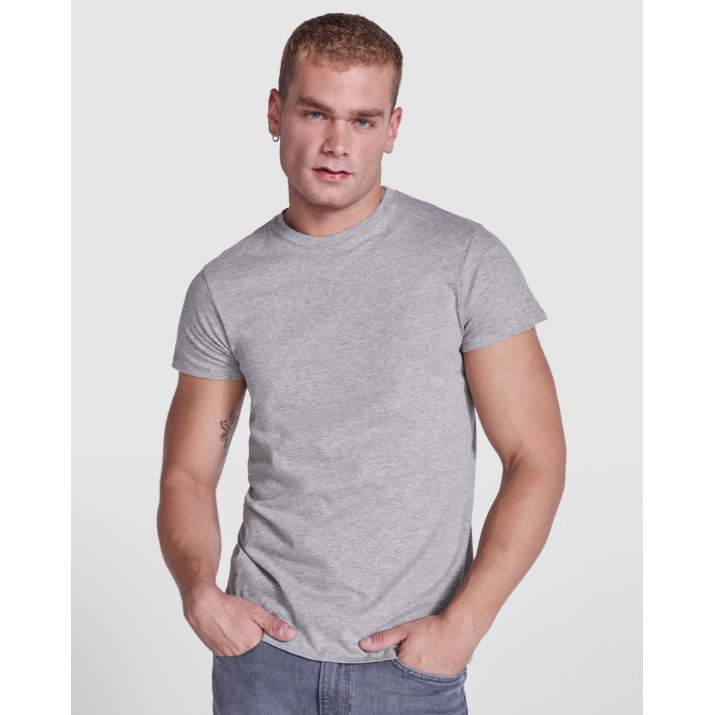 Tricou bărbătesc Roly Atomic 150 6424 Heather Grey, s.S