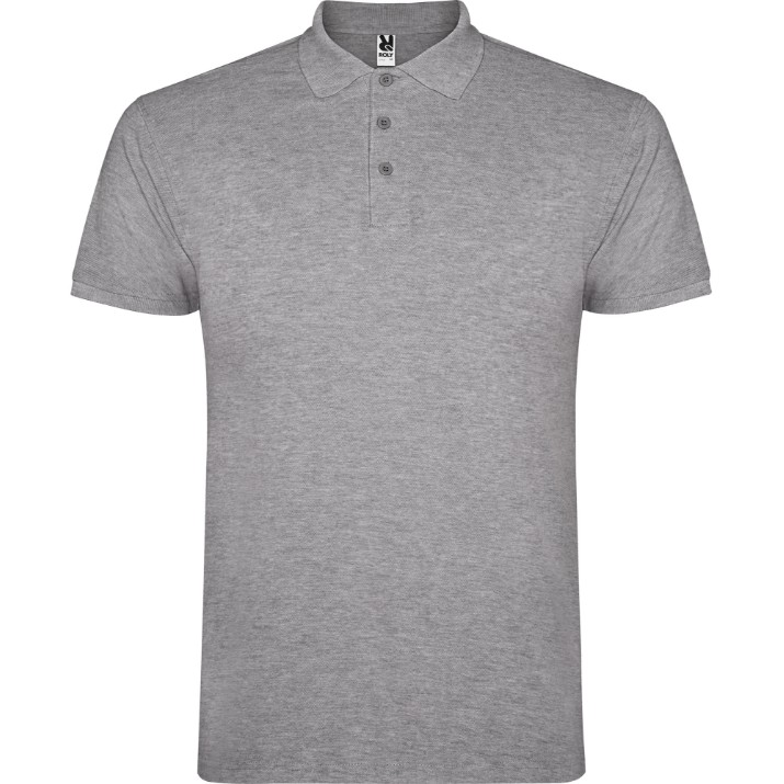Поло Roly Star 6638 Heather Grey, s.S