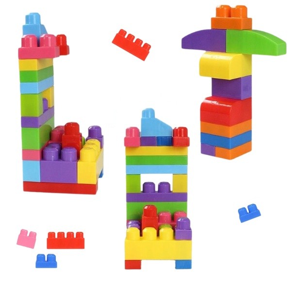 Set de construcție Play Toys Play Blox 107pcs Shiny (3103)