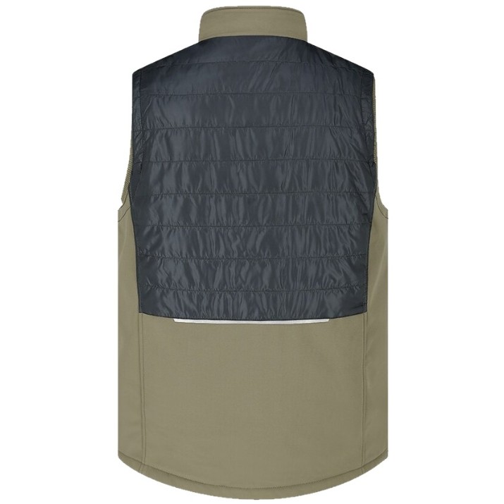 Vesta pentru bărbați Safety Jogger Oak Black/Khaki, s.L